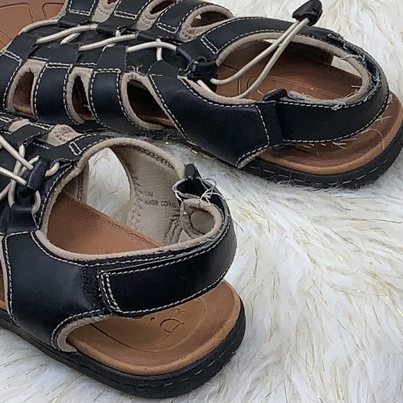 boc black sandals built in lace 10M - Picture 6 of 7